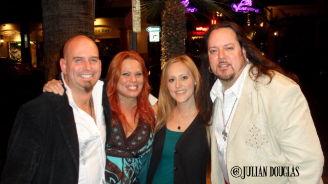 Nicole & I with our awesome friend Nathan & Nicole, bar hopping in Downtown Palm Springs, May 2011.