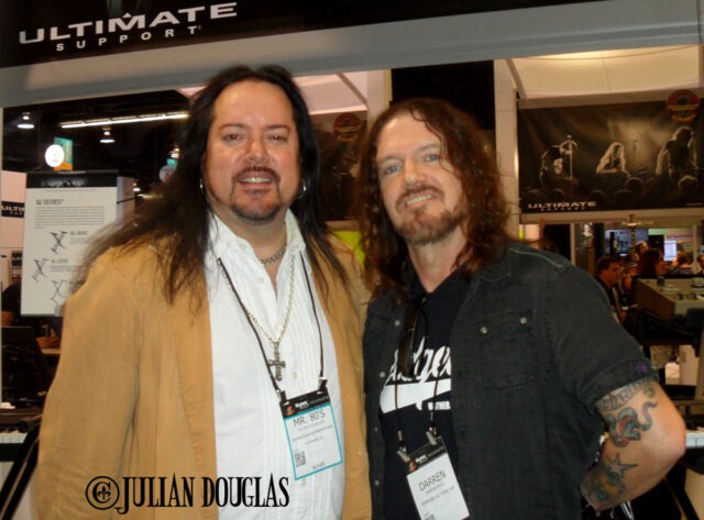 A great way to start the convention, hanging out with great friend Dizzy Reed of Guns 'N Roses, January 22nd, 2015.