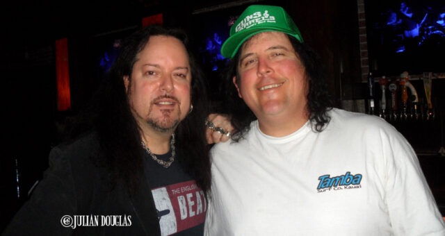 Drinks with James "Bobo" Fay of Finding Bigfoot, while enjoying The English Beat, March 2014.