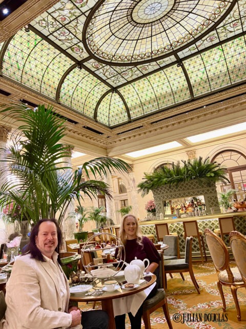 Afternoon Tea at The Palm Court at The Plaza in New York City - LISTEN,  JOURNEY, SAVOR with JULIAN DOUGLAS