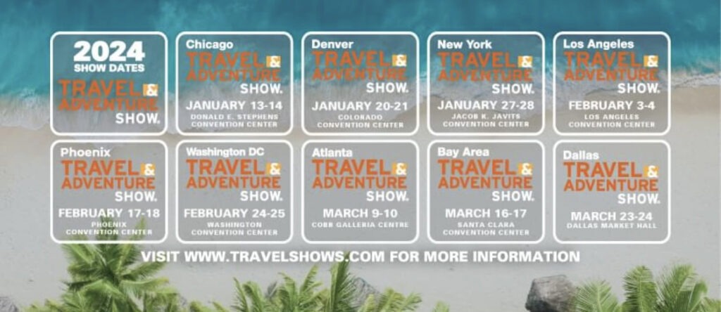 See Julian Douglas live at select Travel & Adventure Show dates